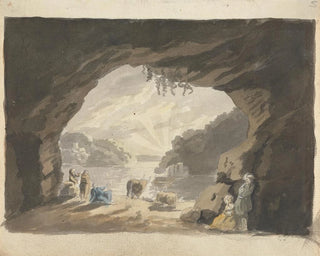 Figures avec des animaux dans la grotte - James Miller — näkymä teoksesta