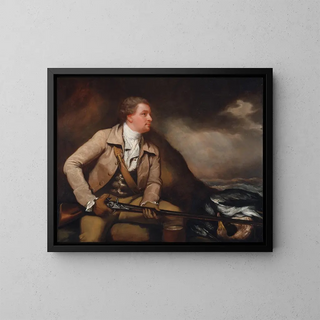 Sir William Elford Bart - James Northcote — kehystetty taideteos seinällä