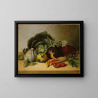 James Peale - Still Life Balsam Apple and Vegetables.webp