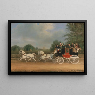 James Pollard - The LondonFaringdon Coach passing Buckland House Berkshire.webp