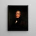William Henry Harrison - James Reid Lambdin — kehystetty taideteos seinällä
