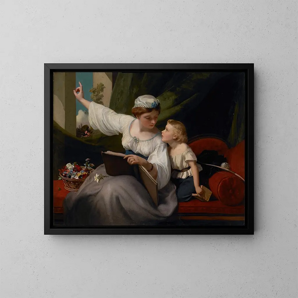 Le Conte de fées - James Sant — kehystetty taideteos seinällä