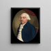 Portrait of a gentleman - James Scouler — kehystetty taideteos seinällä