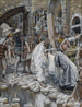 Pyhä nainen pyyhkii Jeesuksen kasvoja - James Tissot — näkymä teoksesta