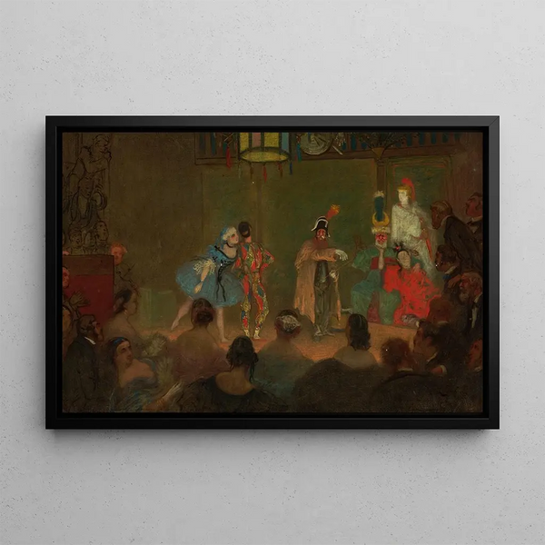 James Tissot - A Theatrical Evening at Prince Napolons House.webp
