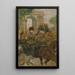 Attelage sur l'Avenue du Bois Paris - James Tissot — kehystetty taideteos seinällä
