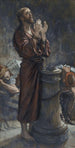 Pitkäperjantain aamulla Jeesus vangittuna - James Tissot — näkymä teoksesta