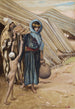 Hagar lähtee Aabrahamin luota - James Tissot — näkymä teoksesta