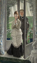 Deux figures à une porte La Proposition - James Tissot — näkymä teoksesta