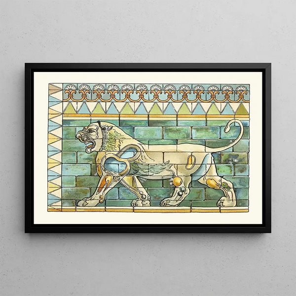 James Ward - Portion of the Lions Frieze ffrom the Ancient Persian Palace at Susa.webp