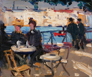 Kahvilakohtaus - James Wilson Morrice — näkymä teoksesta