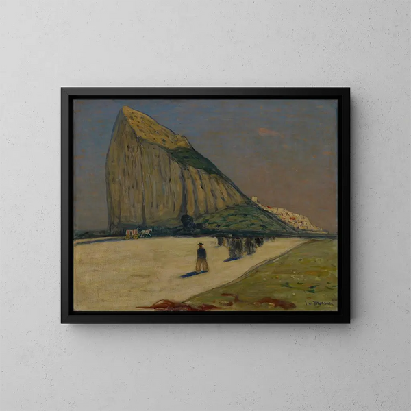 Gibraltar - James Wilson Morrice — kehystetty taideteos seinällä