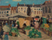 Markkinakohtauksen - James Wilson Morrice — näkymä teoksesta