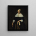 Portrait d'une dame - Jan Albertsz Rotius — kehystetty taideteos seinällä