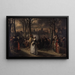 Promenade hors des murs - Jan August Hendrik Leys — kehystetty taideteos seinällä