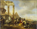 Une scène côtière avec des ruines classiques - Jan Baptist Weenix — näkymä teoksesta