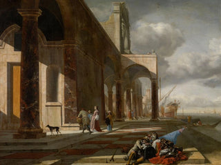 Un port de mer italien - Jan Baptist Weenix — näkymä teoksesta