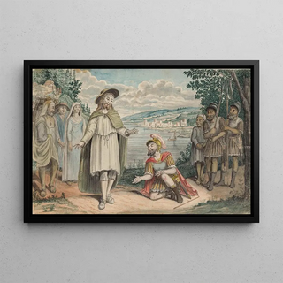 Jan Brandes - Centurio van Kafarnam knielt voor Christus.webp