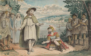Jan Brandes - Centurio van Kafarnam knielt voor Christus.webp