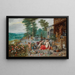 Allégorie de l'Odorat - Jan Brueghel le Jeune — kehystetty taideteos seinällä