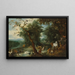 Paratiisi-maalaus - Jan Brueghel nuorempi — kehystetty taideteos seinällä