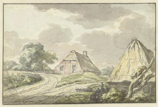 Jan Bulthuis - Boerenhuis aan de splitsing van een landweg.webp