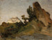 Maison des maharajahs à Abu Road au crépuscule - Jan Cybis — näkymä teoksesta