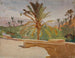 Oasis de Biskra avec des palmiers - Jan Cybis — näkymä teoksesta