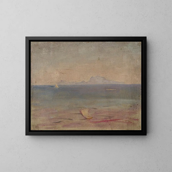 Capri - Jan Cybis — kehystetty taideteos seinällä