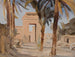 Entrée du temple de Karnak lors du voyage en Égypte - Jan Cybis — näkymä teoksesta