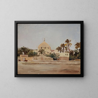 Kairosta Egyptin matkalle - Jan Cybis — kehystetty taideteos seinällä