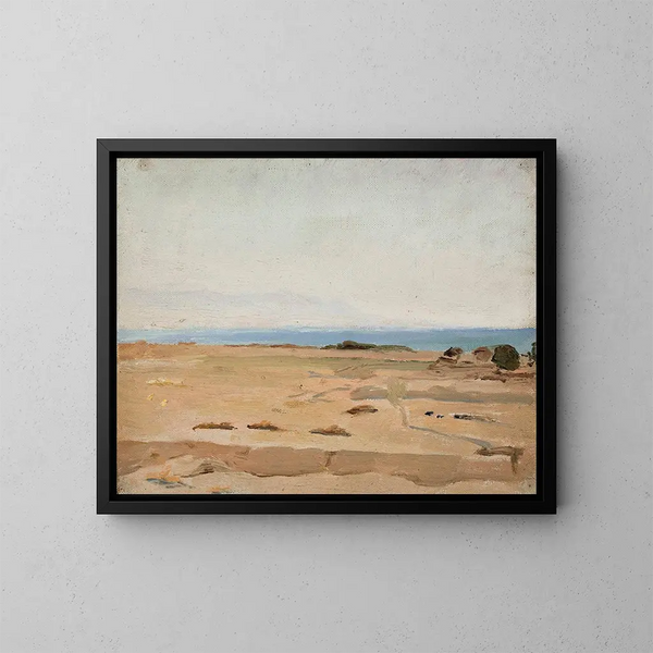 Gulf de Corinthe - Jan Cybis — kehystetty taideteos seinällä
