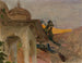 Nu de Jaipur avec un paon, du voyage en Inde - Jan Cybis — näkymä teoksesta