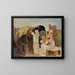 Peinture de Jaipur: l'éléphant du voyage en Inde - Jan Cybis — kehystetty taideteos seinällä
