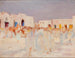 Kairouan bazaarissa - Jan Cybis — näkymä teoksesta