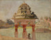 Temple de Madras avec le bassin sacré - Jan Cybis — näkymä teoksesta