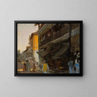 Jan Cigliski - Mumbai  street From the journey to India.webp