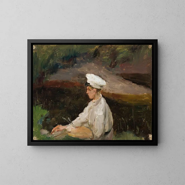 Portrait d'Alexandre Rubtsov - Jan Cybis — kehystetty taideteos seinällä