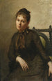 Helena Piltzin muotokuva (o.s. Rymowicz) - Jan Cybis — näkymä teoksesta