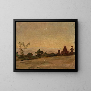 Jan Cigliski - Remote moonlit landscape in India From the journey to India.webp