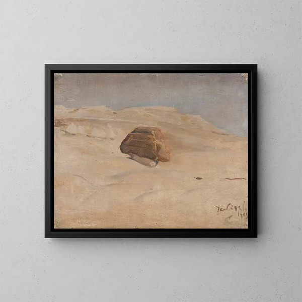 Sphinx du voyage en Égypte - Jan Cybis — kehystetty taideteos seinällä