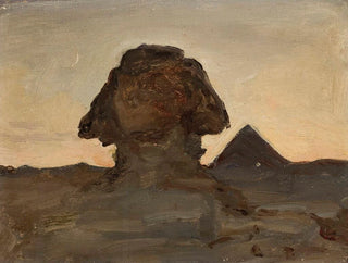 Sphinx kuunvalossa, matkasta Egyptiin - Jan Cybis — näkymä teoksesta