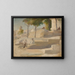 Krimissä matkanteon tutkimuksesta - Jan Cybis — kehystetty taideteos seinällä