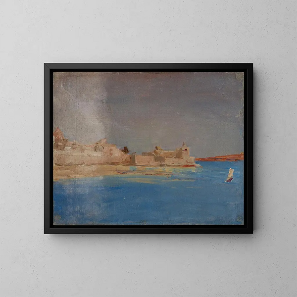Syracuse - Jan Cybis — kehystetty taideteos seinällä