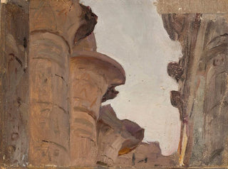 Capitale de temple du voyage en Égypte - Jan Cybis — näkymä teoksesta