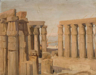 Jan Cigliski - Temple in Luxor From the journey to Egypt.webp