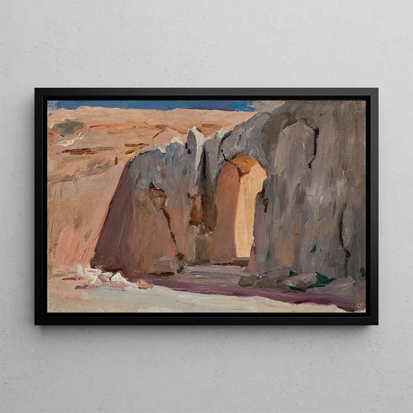 Jan Cigliski - Tombs of the kings in Jerusalem From the journey to Palestine.webp