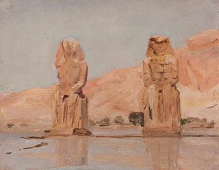 Jan Cigliski - Two statues From the journey to Egypt.webp