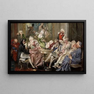 Jan Czesaw Moniuszko - Courtly Company in a Salon.webp