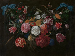 Kukat ja hyönteiset - Jan Davidsz de Heem — näkymä teoksesta